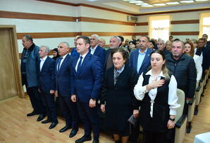 Ağstafada YAP-ın təsis edilməsinin 33 illiyinə həsr olunmuş tədbir keçirilib