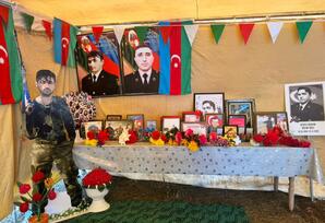 Şəhidin əziz xatirəsi böyük ehtiramla yad edildi