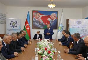 Şəmkirdə YAP-ın təsis edilməsinin 33-cü ildönümü qeyd olunub FOTOLAR