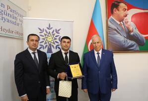 Şəmkirdə YAP-ın təsis edilməsinin 33-cü ildönümü qeyd olunub FOTOLAR