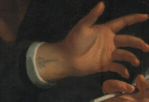 XVII əsr rəsm əsərində sirli bir döymə