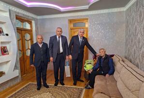 Qazaxda partiya veteranları ilə görüş keçirilib