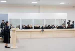 Cinayətkar ermənilərin məhkəməsi davam etdirilib