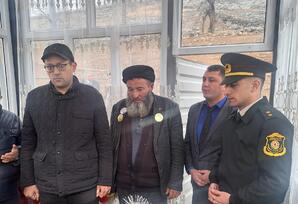 Şəhidin məzarı ziyarət olundu