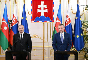 Azərbaycan və Slovakiya prezidentlərinin mətbuata bəyanatları