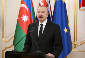 Azərbaycan və Slovakiya prezidentlərinin mətbuata bəyanatları