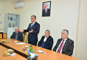 YAP Ağstafa rayon təşkilatında veteran partiyaçılarla görüş keçirilib