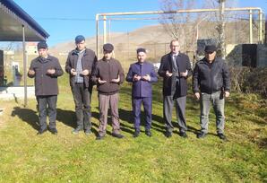 Şəhidin məzarı ziyarət olundu, ruhuna dualar oxundu