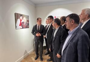 İqtisadi Əməkdaşlıq Təşkilatının (İƏT) Mədəniyyət İnstitutunda anım tədbiri keçirlib - FOTOLAR