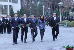 Naftalanda Ulu Öndər Heydər Əliyevin xatirəsi ehtiramla anılıb