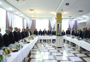 Naftalanda Ulu Öndər Heydər Əliyevin xatirəsi ehtiramla anılıb