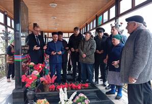Şəhidin ruhuna dualar oxundu, əziz xatirəsi böyük ehtiramla yad edildi