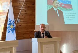 Göygöldə “Konstitusiya və Suverenlik İli” çərçivəsində “Güclü dövlət və dinamik inkişaf strategiyasının müəllifi” adlı tədbir keçirilib