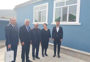 YAP Qobustan rayon təşkilatı partiya veteranı ilə görüş keçirib