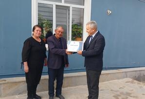 YAP Qobustan rayon təşkilatı partiya veteranı ilə görüş keçirib