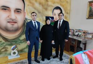 31 Dekabr-Dünya Azərbaycanlılarının Həmrəyliyi Günü və Yeni il bayramı münasibəti ilə Şəhid ailələri ziyarət edilib