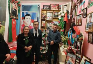 31 Dekabr-Dünya Azərbaycanlılarının Həmrəyliyi Günü və Yeni il bayramı münasibəti ilə Şəhid ailələri ziyarət edilib
