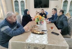 31 Dekabr-Dünya Azərbaycanlılarının Həmrəyliyi Günü və Yeni il bayramı münasibəti ilə Şəhid ailələri ziyarət edilib