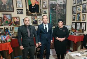 31 Dekabr-Dünya Azərbaycanlılarının Həmrəyliyi Günü və Yeni il bayramı münasibəti ilə Şəhid ailələri ziyarət edilib