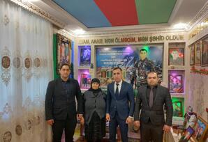 31 Dekabr-Dünya Azərbaycanlılarının Həmrəyliyi Günü və Yeni il bayramı münasibəti ilə Şəhid ailələri ziyarət edilib