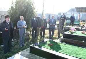 Masallının Ərkivan kəndində şəhid məzarları ziyarət edilib