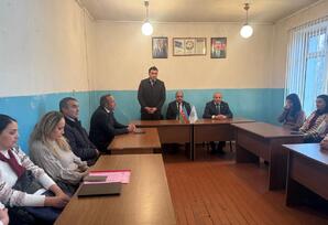 YAP Göygöl rayon təşkilatı üzrə Qarabulaq kənd ərazi partiya təşkilatında seçki yığıncağı keçirilib - FOTOLAR