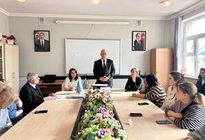 Yeni Azərbaycan Partiyası Kürdəmir rayon təşkilatı üzrə hesabat - seçki yığıncağı keçirilib