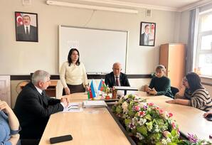 Yeni Azərbaycan Partiyası Kürdəmir rayon təşkilatı üzrə hesabat - seçki yığıncağı keçirilib