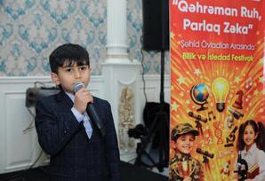 “Qəhrəman Ruh, Parlaq Zəka” – Şəhid övladları arasında Bilik və İstedad Festivalı keçirilib - FOTOLAR