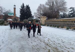 Qazaxda 20 Yanvar faciəsi qurbanlarının əziz xatirəsi ehtiramla anılıb - FOTOLAR