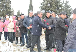 Ağstafa rayonunda 20 Yanvar şəhidinin xatirəsi anılıb FOTOLAR