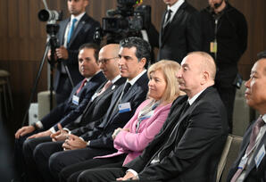 Prezident İlham Əliyev yanvarın 20-də Davosda “Euronews” televiziyasına müsahibə verib - YENİLƏNİB/FOTOLAR 