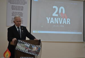 “20 Yanvar həqiqətlərinin dünya ictimaiyyətinə çatdırılmasında Ümummilli Lider Heydər Əliyevin rolu” ŞƏRH