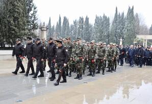 Samuxda 20 Yanvar şəhidlərinin xatirəsi ehtiramla anılıb FOTOLAR