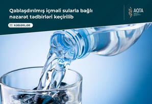 Qablaşdırılmış içməli sularla bağlı nəzarət tədbirləri keçirilib