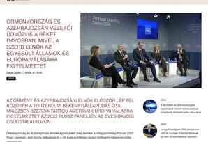 Prezident İlham Əliyevin Davosda səsləndirdiyi fikirlər beynəlxalq mətbuat tərəfindən geniş işıqlandırılıb