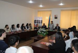 Şamaxıda Ümummilli Lider Heydər Əliyevin irsi mövzusunda seminar keçirildi FOTOLAR