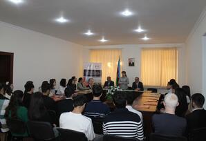 Şamaxıda Ümummilli Lider Heydər Əliyevin irsi mövzusunda seminar keçirildi FOTOLAR