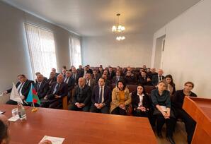 YAP Oğuz rayon təşkilatında hesabat yığıncağı keçirilib