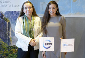 Leyla Əliyeva və Qretel Agilar İsveçrədə əməkdaşlıq imkanlarını müzakirə ediblər