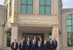 YAP Ağdam rayon təşkilatında partiya veteranı ilə görüş keçirilib