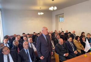 YAP Oğuz rayon təşkilatında hesabat yığıncağı keçirilib