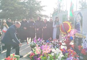 Ağstafada şəhid Ramiz Mustafayevin xatirəsi anılıb FOTO