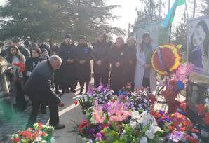 Ağstafada şəhid Ramiz Mustafayevin xatirəsi anılıb FOTO