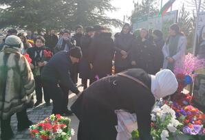 Ağstafada şəhid Ramiz Mustafayevin xatirəsi anılıb FOTO