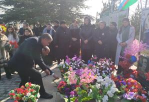 Ağstafada şəhid Ramiz Mustafayevin xatirəsi anılıb FOTO