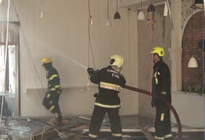 Zaqatalada hoteldə yanğın baş verib