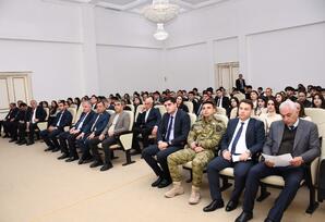 Ağdamda  Azərbaycan Gəncləri Gününə həsr olunmuş tədbir keçirilib