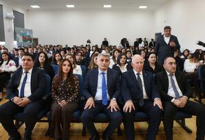Şəmkirdə Gənclər Günü münasibətilə tədbir keçirildi FOTOLAR