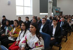 Şəmkirdə Gənclər Günü münasibətilə tədbir keçirildi FOTOLAR